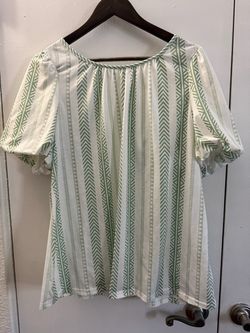 Bloomchic charming peasant blouse, size US 14-16