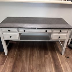 Ashlyn 60" Writing Desk with Power Outlet