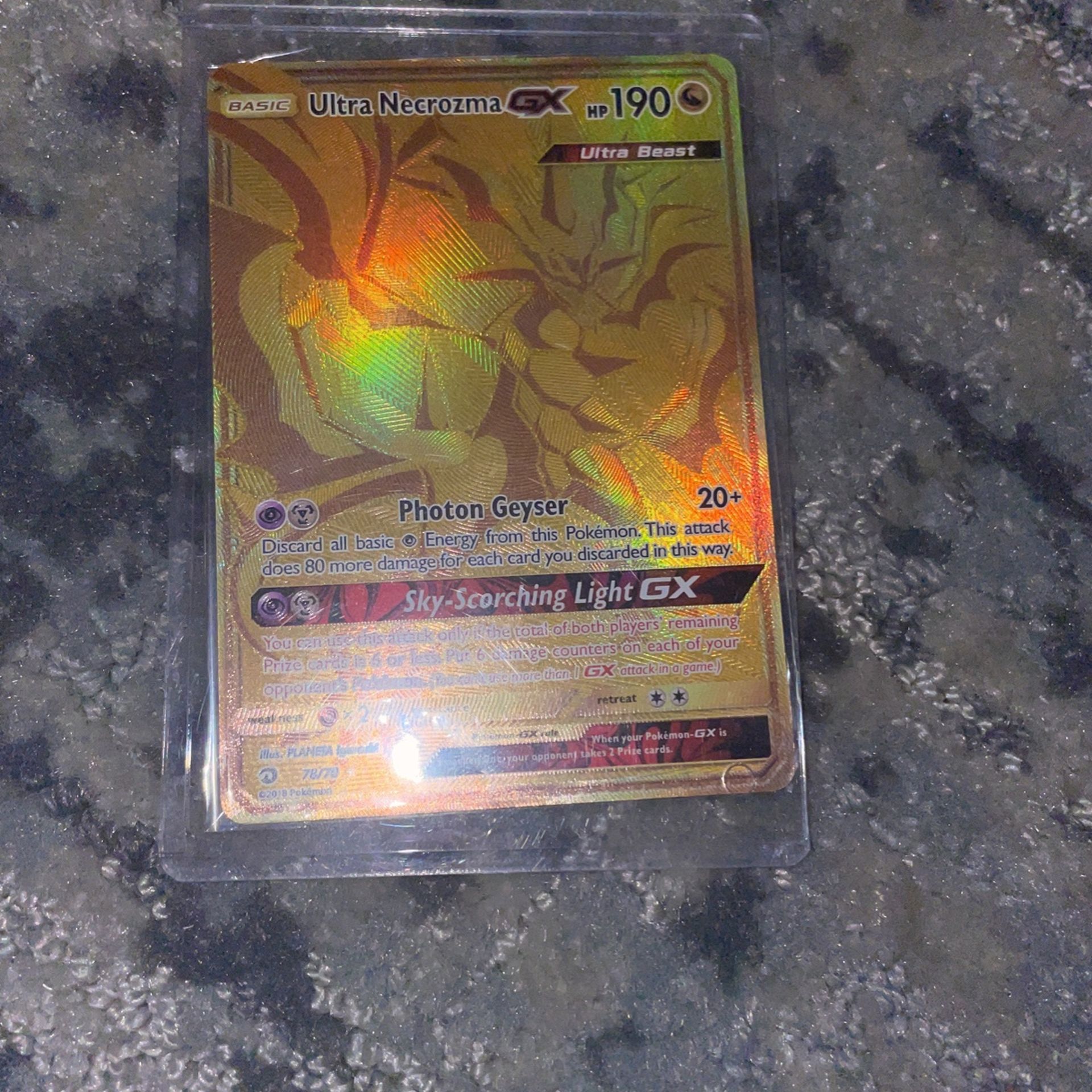 Ultra Necrozma Gx Gold Card Ultra Necrozma Gx Gold Card