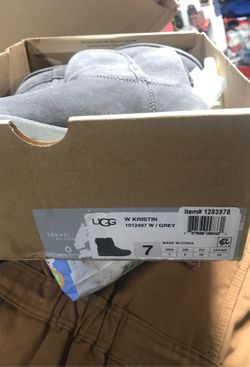 Grey ugg boots