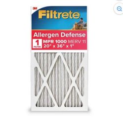 Filtrete Air Filter 20X36X1