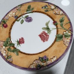 Tuscan Rose China Dinnerware Set for 6