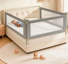 Brand: DegliFory

3-Piece Full Size Bed Rail for Toddlers, Baby Bed Rail Guard with Height Adjustable