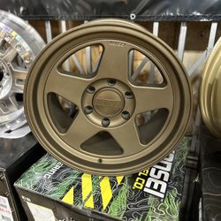New Set Of (4) 17” Kansei Bronze Wheels 6x5.5 Toyota Chevy Ram