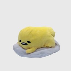 🥚 Gudetama Lazy Egg Plush w/ Battery Base | Sanrio Kawaii Toy