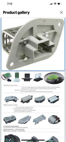 Blower motor resistor