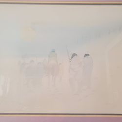 Trail Of Tears  Picture by Native American Artist Daniel Vann