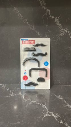 Stick-On Mustaches 6-Pack Novelty Set