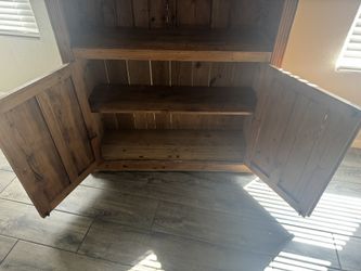 Wood Shelving Unit