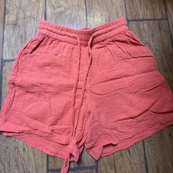 Hema orange shorts  Small on tag  Very good condition  Smoke free home