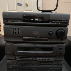 SONY LBT-G2000 COMPONENT SYSTEM  W/SONY SPEAKERS