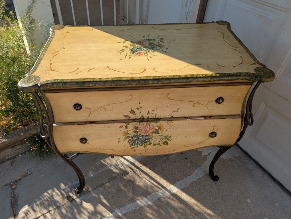 Hand-Painted Beautiful Bombe Chest