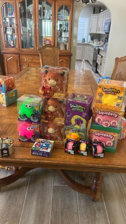 Squishy and Needoos for sale
