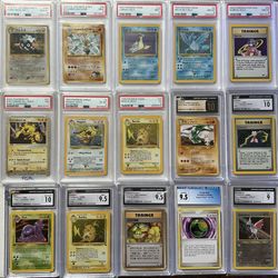 Vintage Graded Pokemon Card Lot