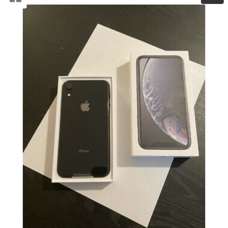Apple iPhone XR 64GBブラック 本体 箱付き Apple iPhone XR 64GB Black - Factory Unlocked - Good