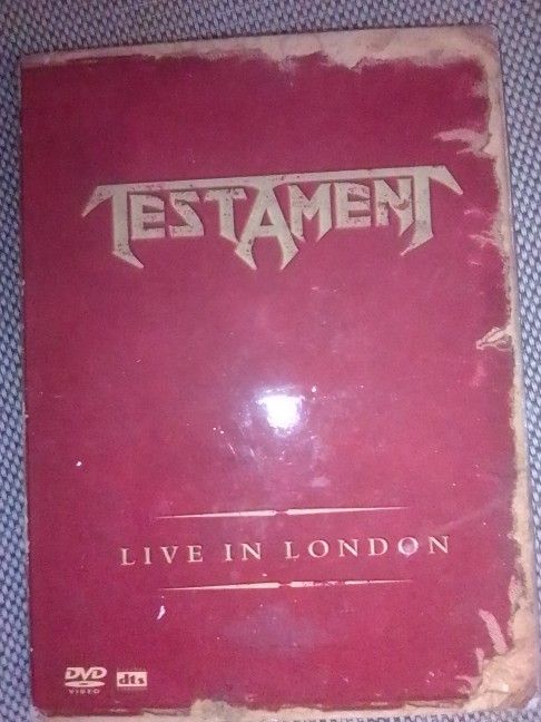 TESTAMENT LIVE IN LONDON! DVD $8