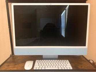 iMac 2021 Blue M1/ 24 inch 8gb, 245gb