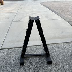 A-Frame Dumbbell Rack Stand Only, 5-tier Rack, 10 Spaces