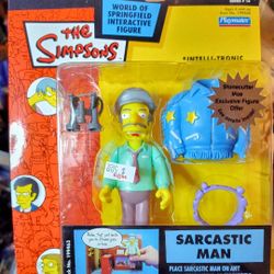 Sealed Vintage Simpsons Action Figure 