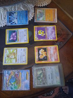 Random PokEmon cards ex holo 6 for 10 ask me!???