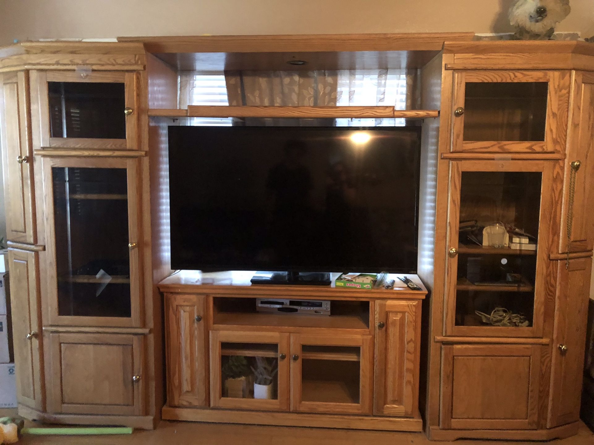 Antique Vintage Entertainment Center 