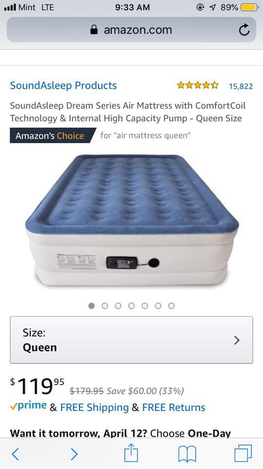 Queen-size air mattress