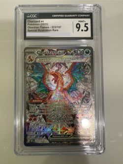 Charizard ex 223/197 Obsidian Flames Special Illustration Rare 2023 CGC 9.5 MT+