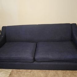 Blue Sofa For Sale! $95