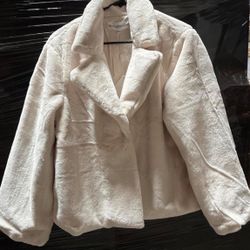 Apricot Faux Mink Jacket