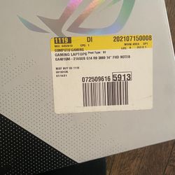 21 Asus G14 Laptop With A 3060