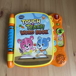 VTech Touch and Teach Word Book Interactive Musical Educational Baby Toddler Toy