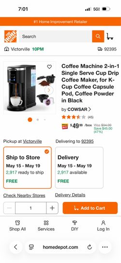New in box coffee maker