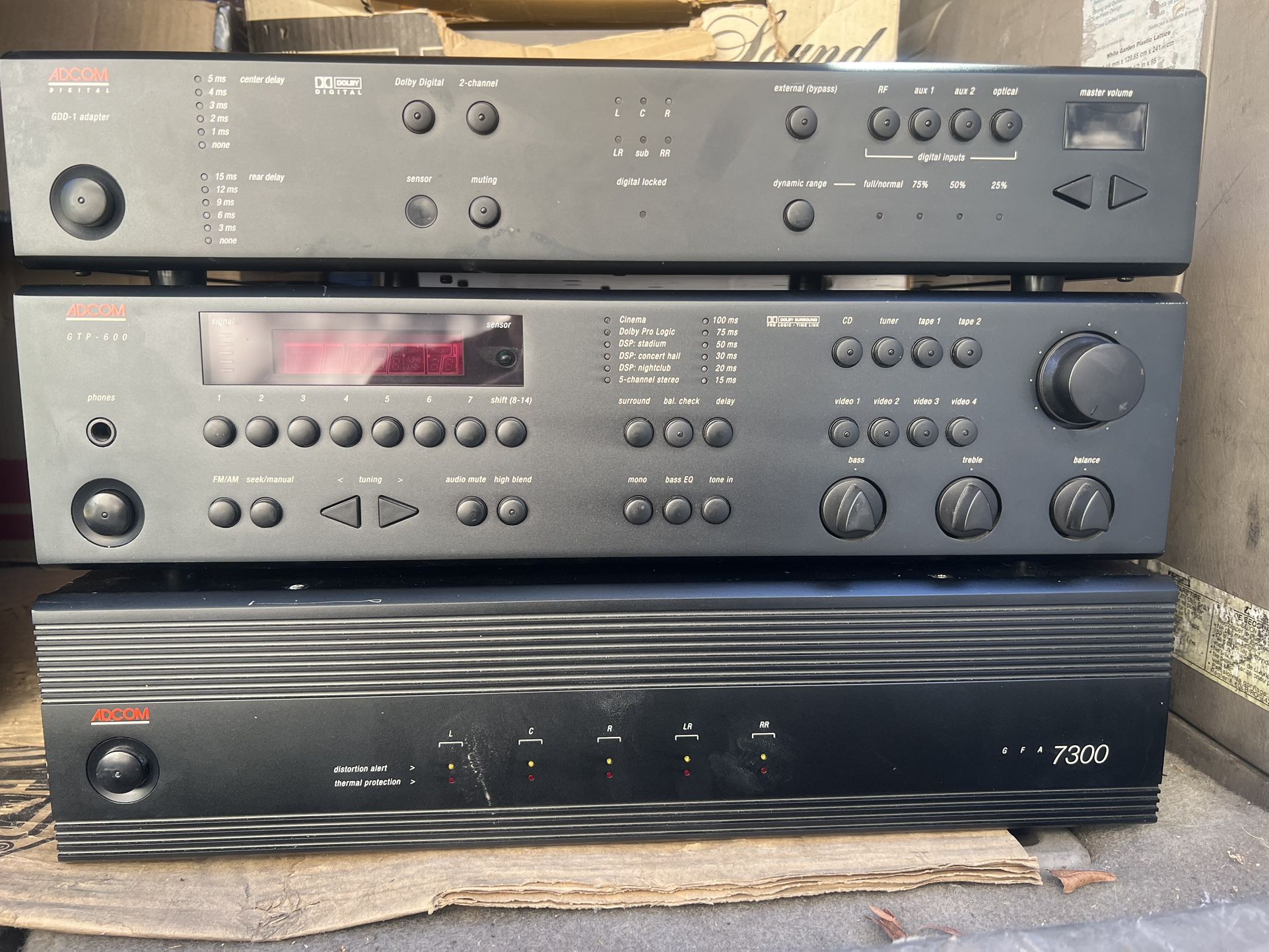 Adcom stereo systems