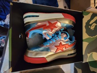 Bape Roadsta Matallic Pink And Blue