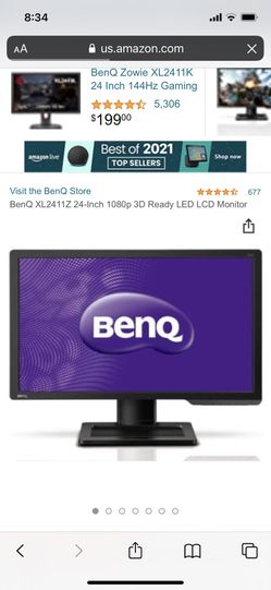 Benq XL2411Z 24” Monitor 144Hz