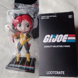 G.I. JOE Scarlett Collectible Figure LOOT CRATE