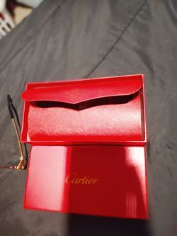 Cartier Eyeglasses with Red Leather Case
