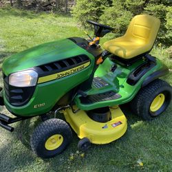 John Deere E130 Riding Mower 42” Deck 22hp Vtwin Engine