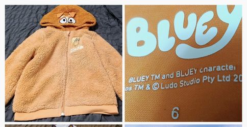 Bluey toddler coat