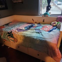 Twin Bed With Mattress 