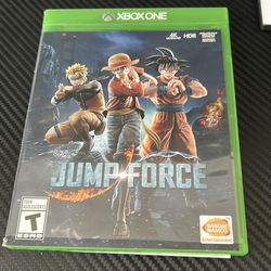 Jump force Xbox one disc in case
