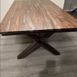 Powell Company Rustic Brown Table