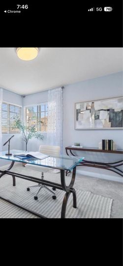 Desk and console