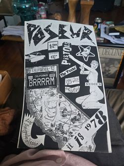 Los Angeles punk zine 1977 the clash masque sex pistols