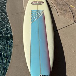 7’6” Ron Jon Surfboard Midlenth Funboard Board