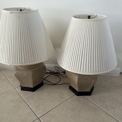 Vintage Oriental  Lamps….