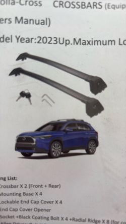 Corolla cross cross bars