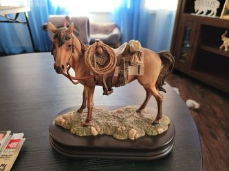 Real Saddled Horse With Musical Theme.