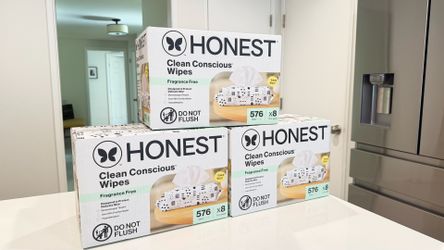 Honest Baby Wipes x8 586 wipes total