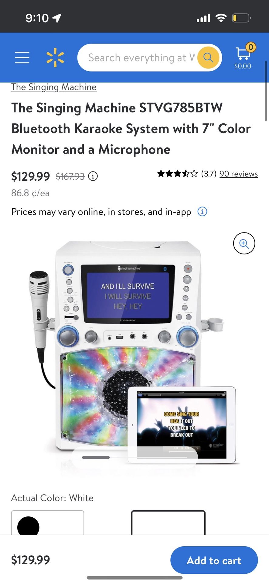 Singing Machine/ CD player/ Recorder/ Speaker